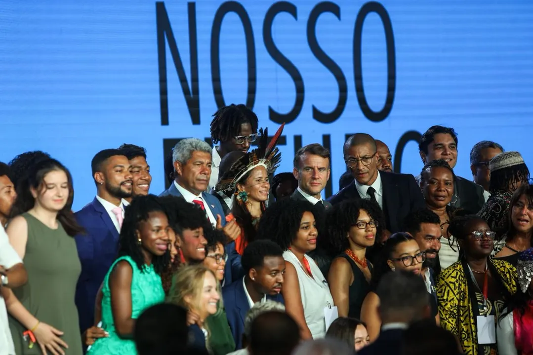 Emmanuel Macron cumpriu série de agendas em Salvador