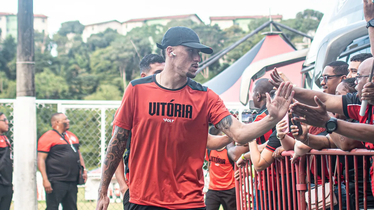 Gabriel Baralhas, um dos jogadores lesionados no Vitória