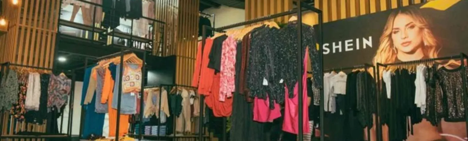 Shein anunciou que abrirá suas primeiras lojas físicas fixas