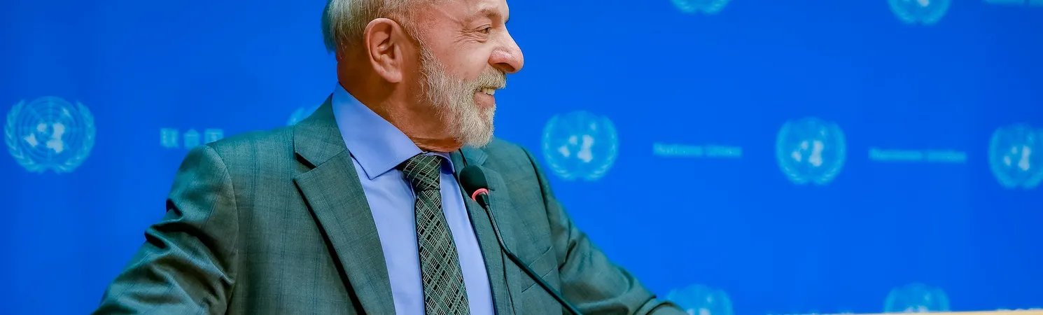 Presidente Lula em discurso na ONU