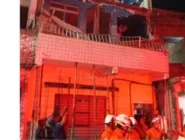 Casa onde laje caiu no bairro Mata Escura, em Salvador