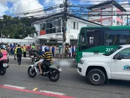 Samu e o Corpo de Bombeiros prestaram apoio à ocorrência