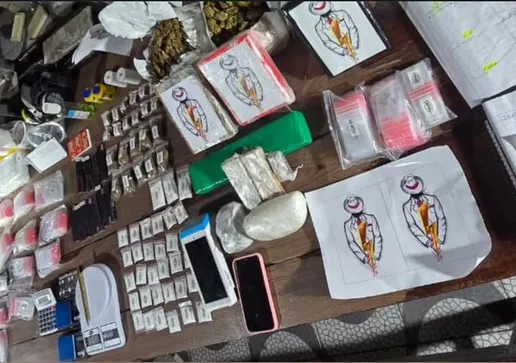 Material apreendido na Operação Engrenagem Suja