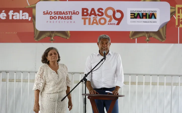 Nilza da Mata (PSD) ao lado de Jerônimo Rodrigues (PT)