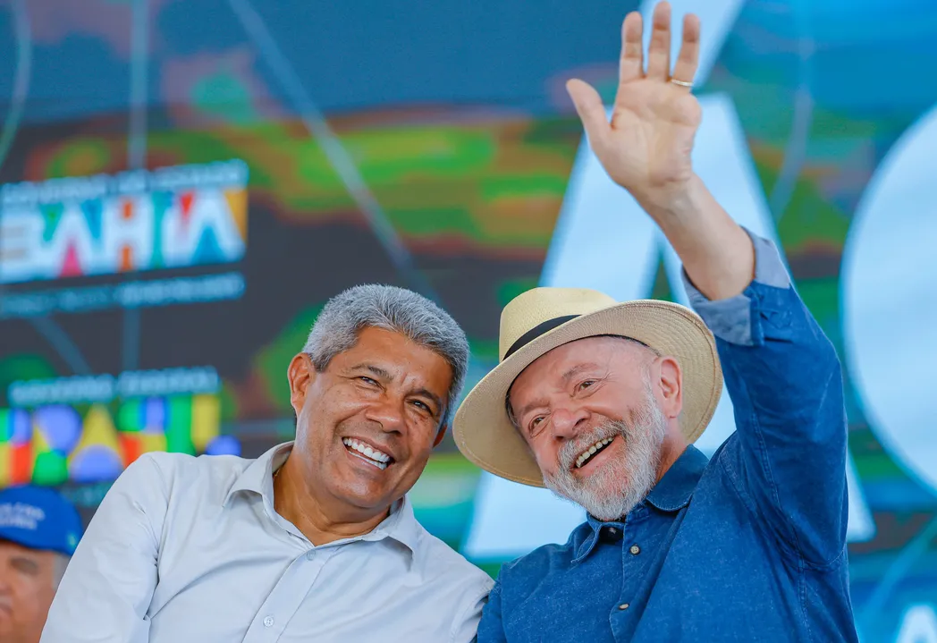 Presidente da República, Luiz Inácio Lula da Silva e o governador da Bahia, Jerônimo Rodrigues