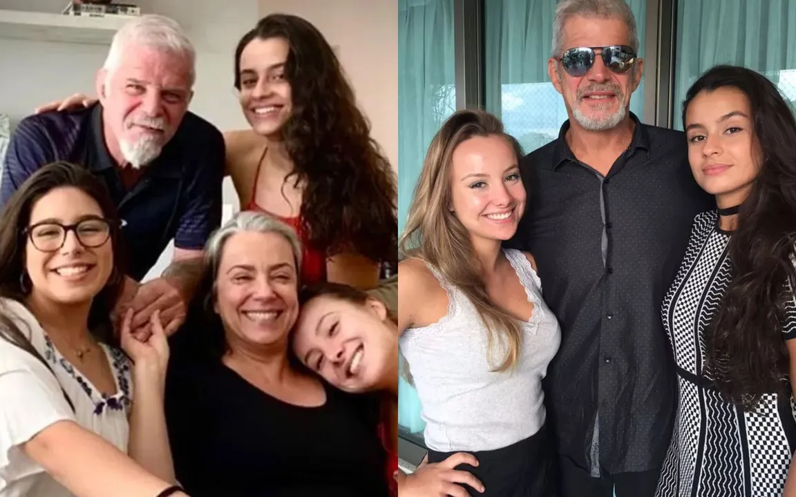 O famoso possui duas enteadas