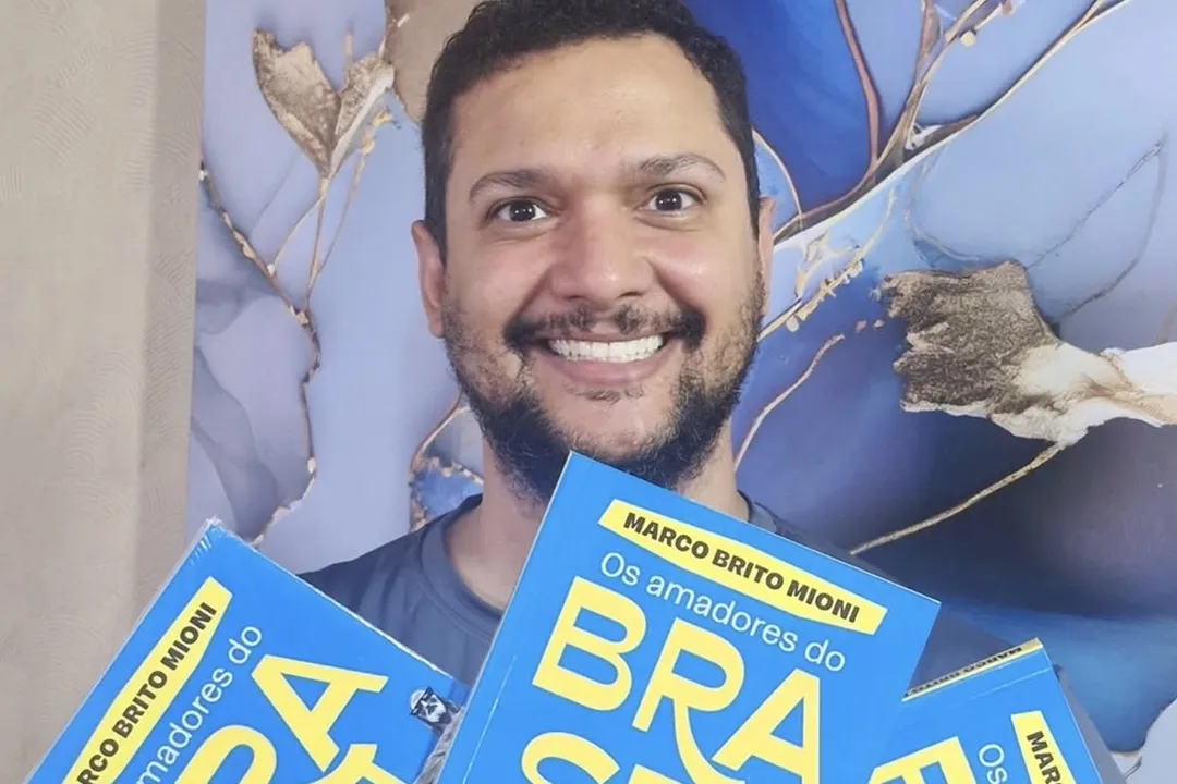 Autor Marco Brito Mioni lança o livro Os amadores do Brasil
