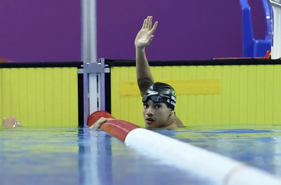 Baiano Guilherme Caribé encerra 2025 consolidado como o principal nome da natação brasileira