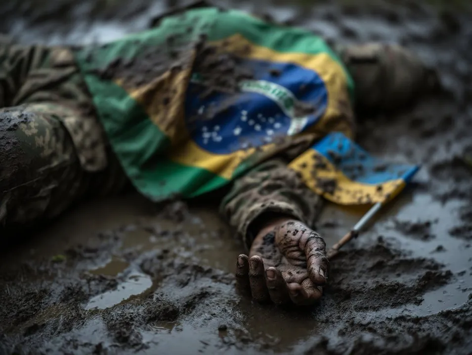 Brasileiros estão morrendo em uma guerra que não é deles