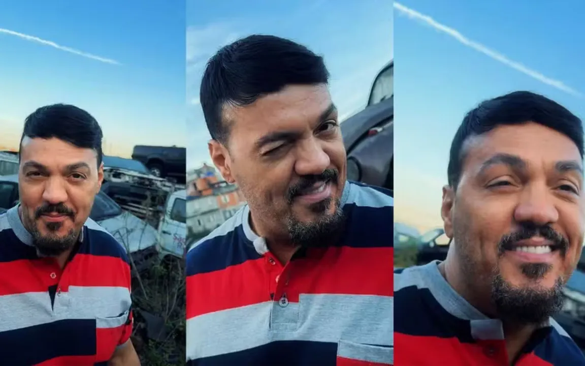 O famoso está participando de sua primeira novela