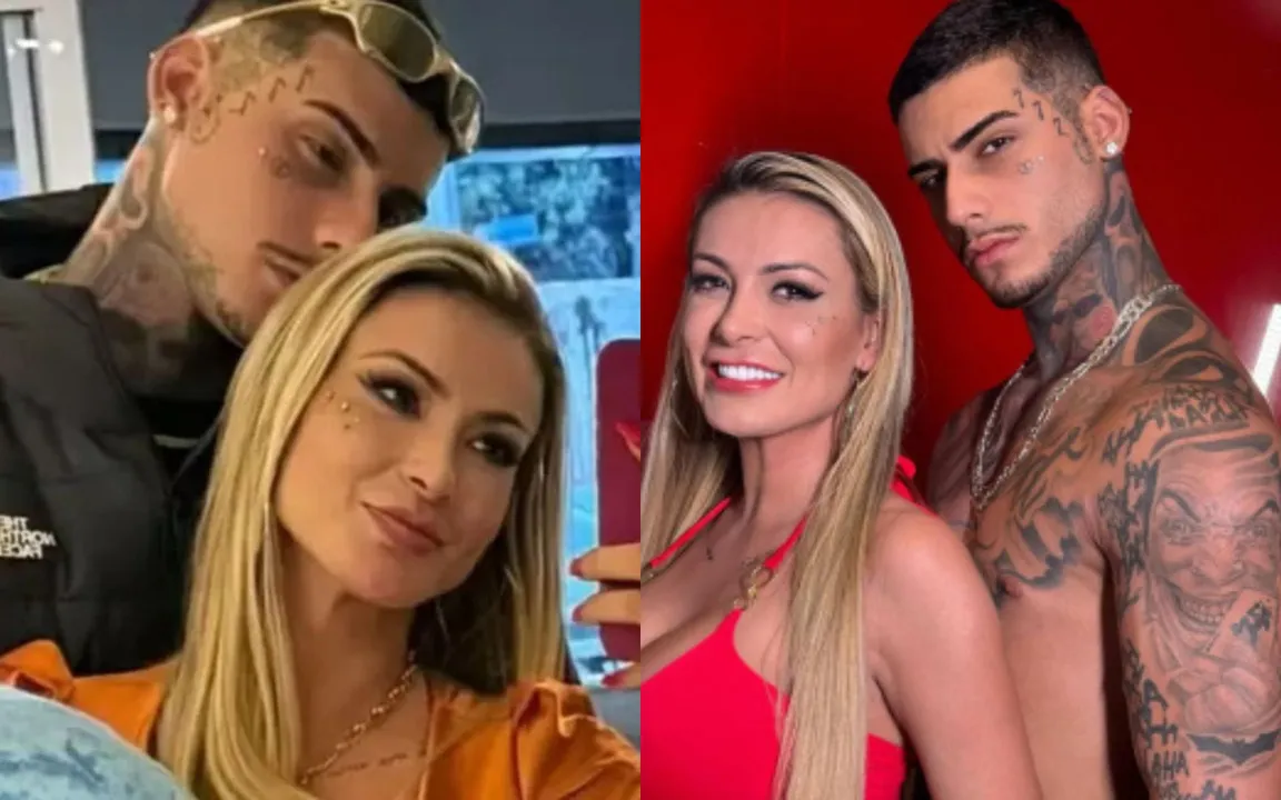 Andressa e Kylian ficaram juntos por alguns meses