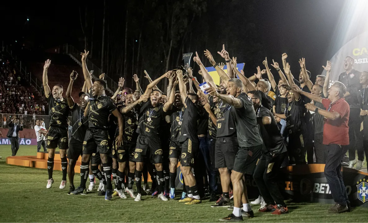 Vitória foi campeão da Série B do Brasileirão em 2023