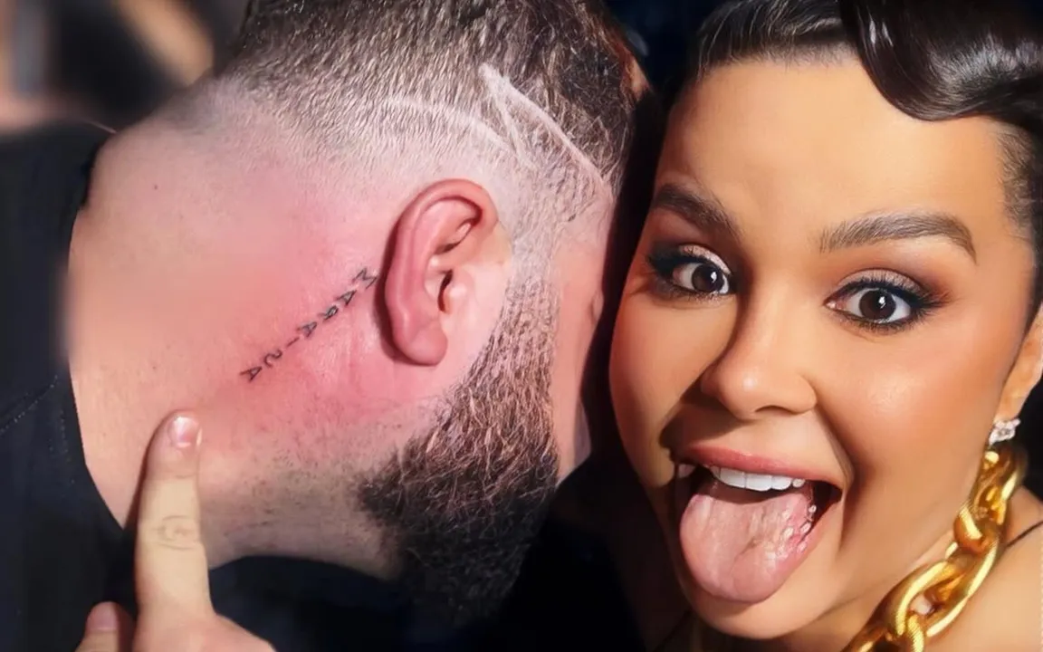 A artista não escondeu a surpresa