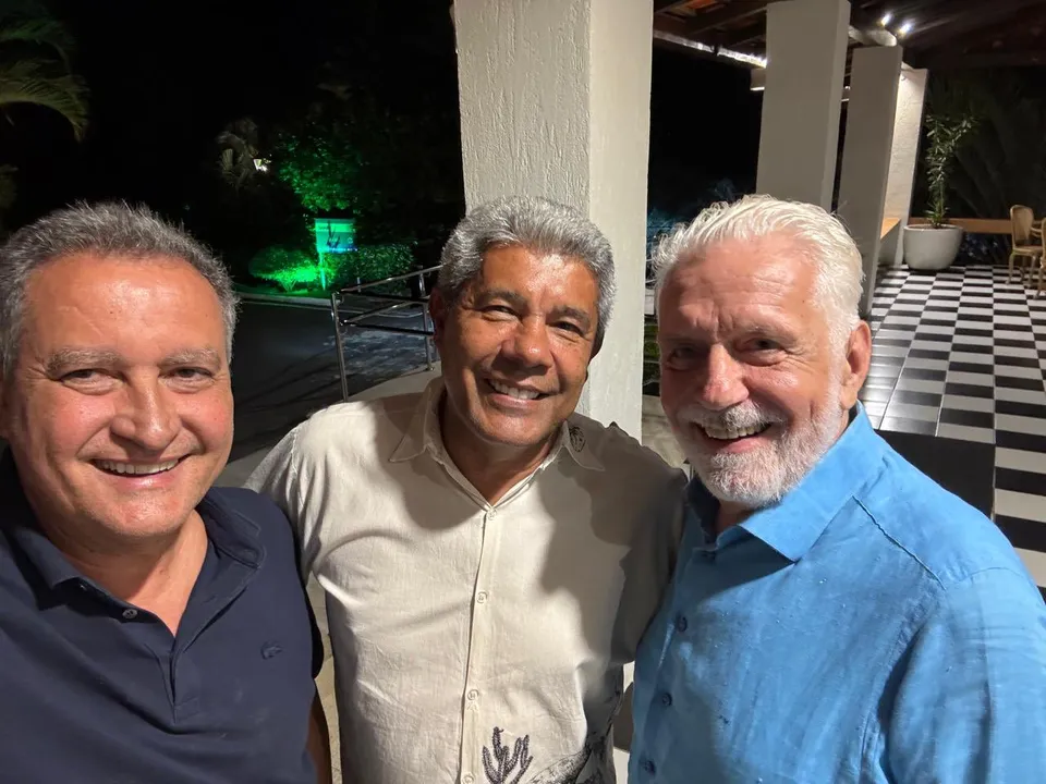 Rui Costa, Jerônimo Rodrigues e Jaques Wagner