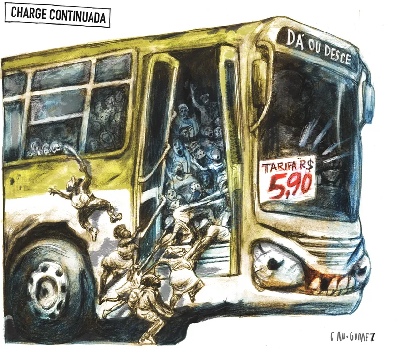 Imagem ilustrativa da imagem Charge do dia 09/01/2026