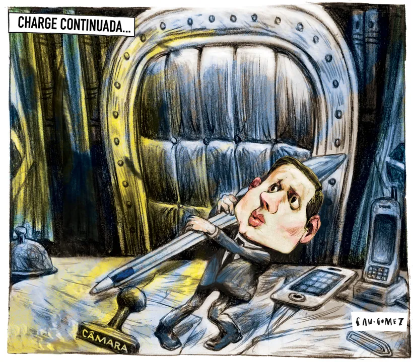 Imagem ilustrativa da imagem Charge do dia 12/12/2025