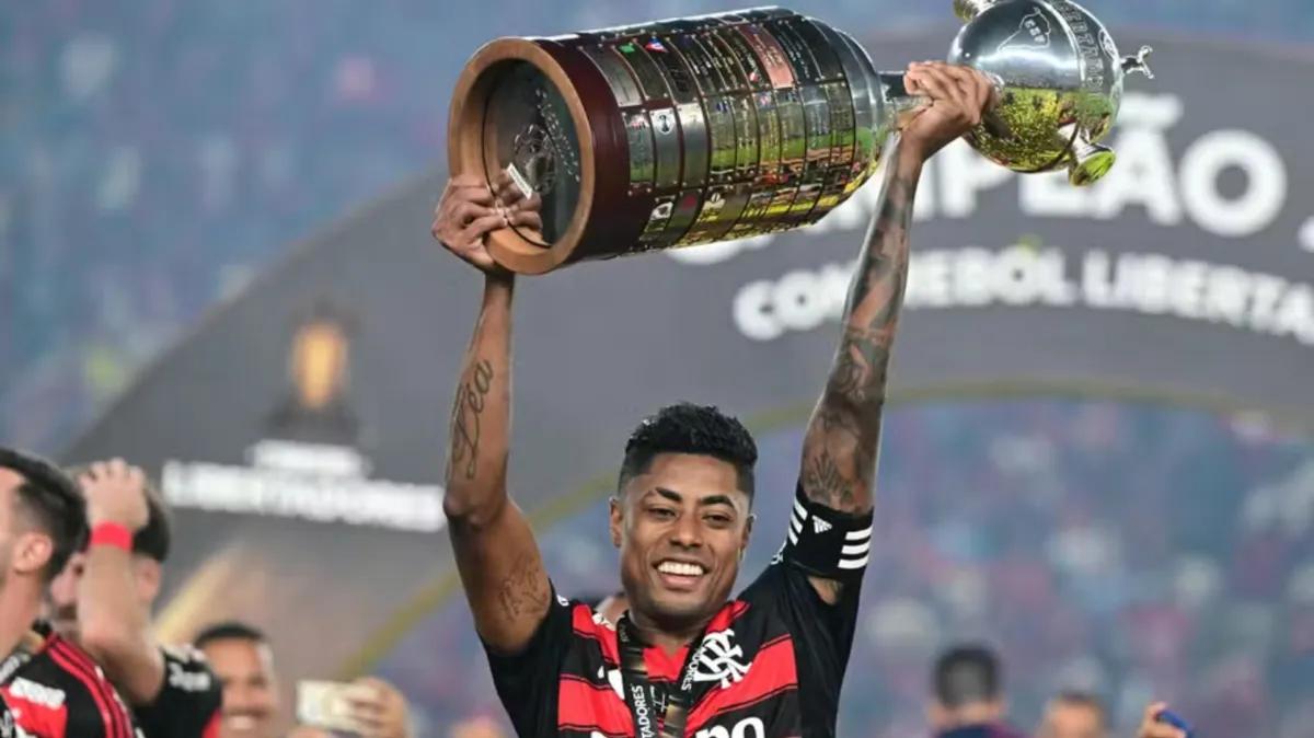 Bruno Henrique, campeão da Libertadores pelo Flamengo