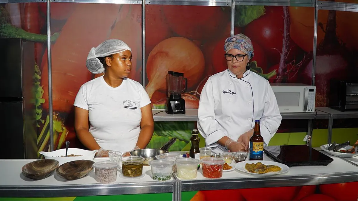 Cozinha Show encanta público com gastronomia baiana ao vivo