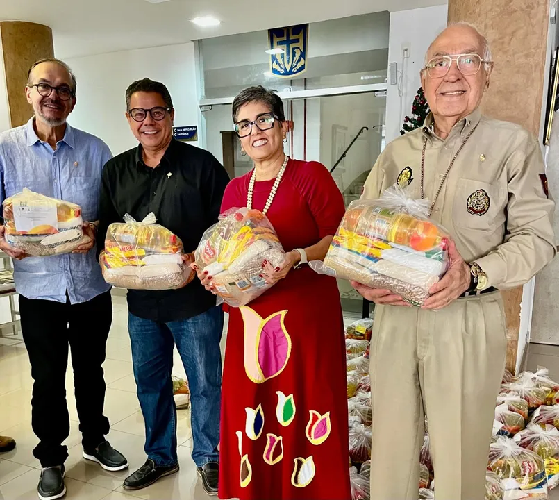 Imagem ilustrativa da imagem Dezenas de cestas básicas são entregues à Irmandade Senhor do Bonfim