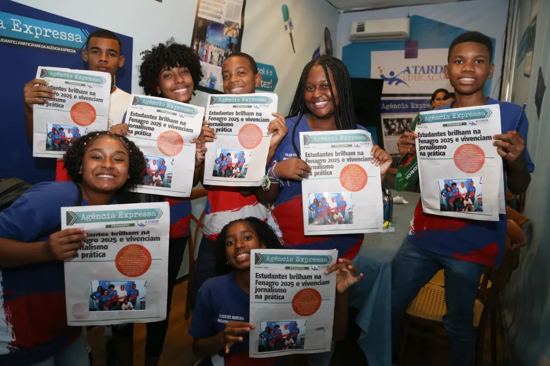 Estudantes da rede estadual participam da oficina Agência Expressa