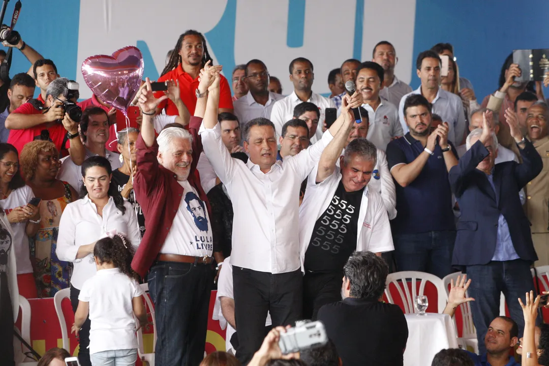 Jaques Wagner, Rui Costa e Ângelo Coronel