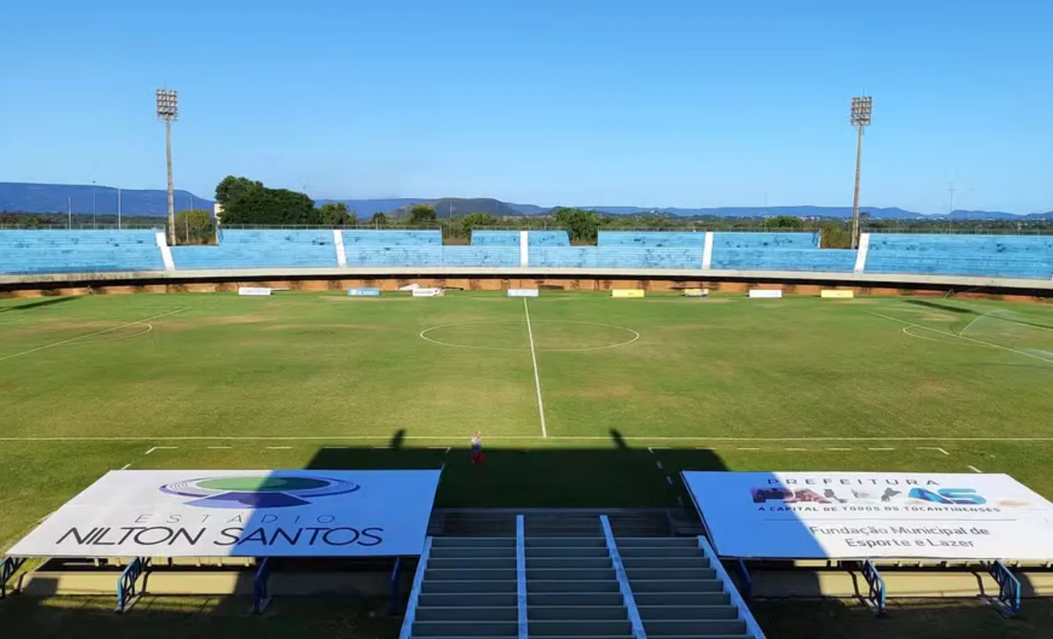 Estádio Nilton Santos, em Palmas, capital do Tocantins