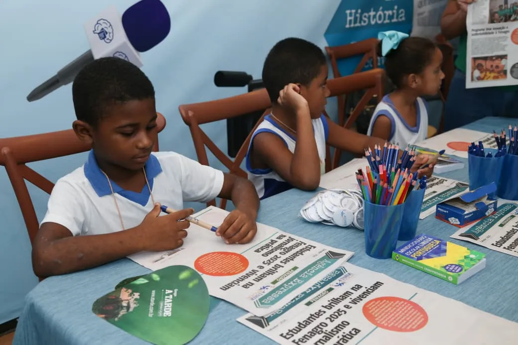 Estudantes de Salvador exploram natureza e aprendizado na Fenagro 2025
