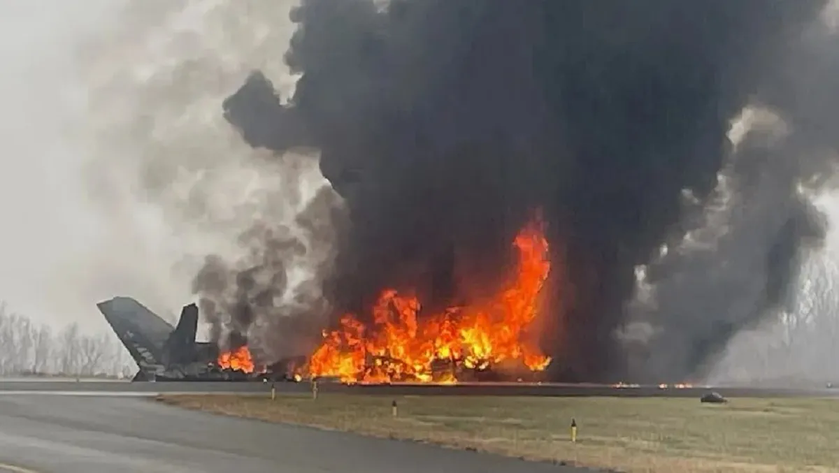 Avião particular modelo Cessna C550 caiu durante o pouso no Aeroporto Regional de Statesville.