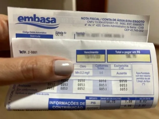 Imagem ilustrativa da imagem Faturas de água sofrem alterações na Bahia; entenda