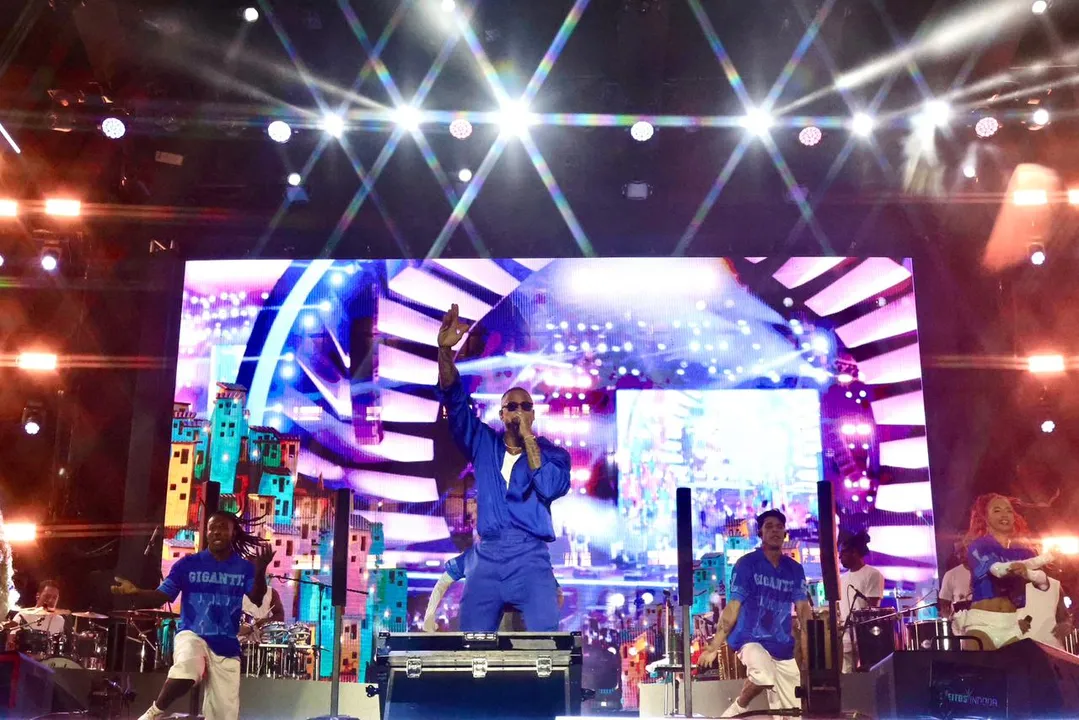 Leo Santana em apresentação no Festival Virada Salvador