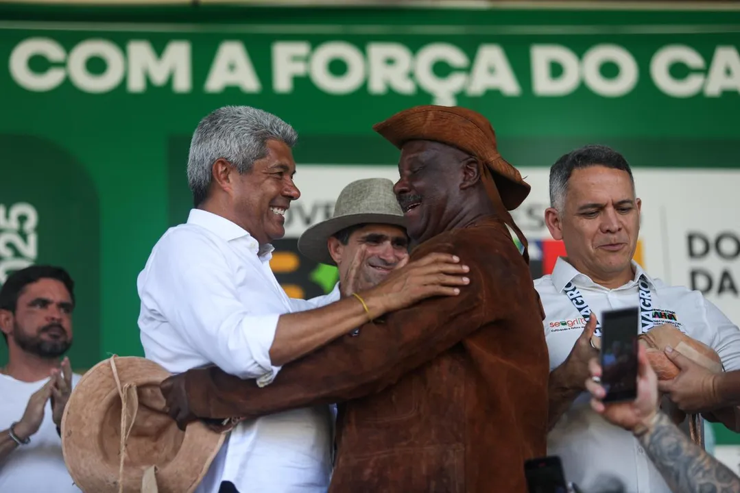 Governador Jerônimo Rodrigues (PT) na abertura da Fenagro