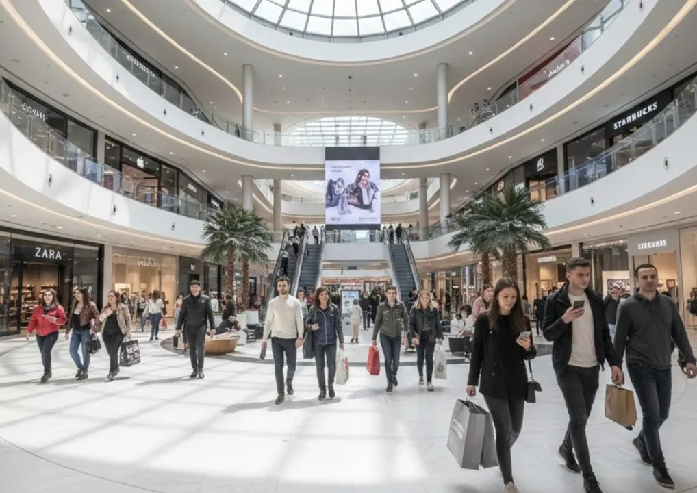 Terreno onde fica shopping foi leiloado pelo governo