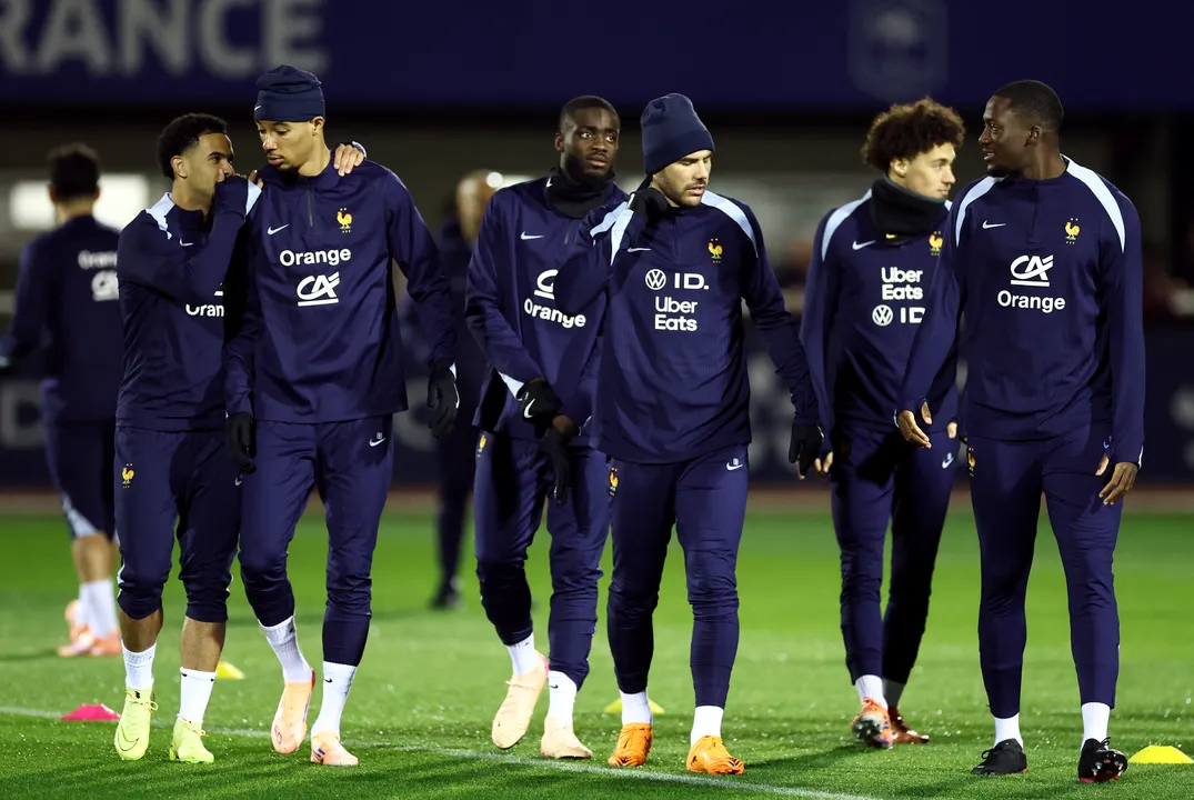 Treinamento da Seleção Francesa