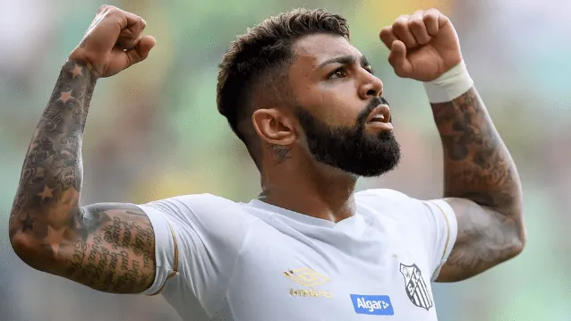 Gabigol pelo Santos