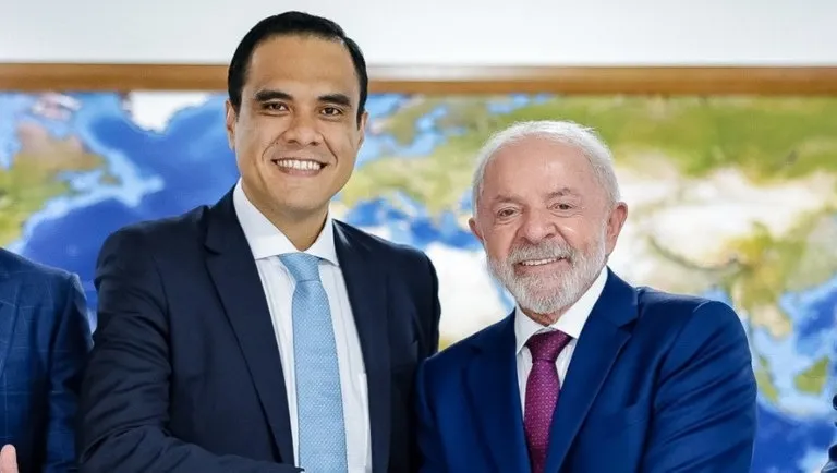 Novo ministro Gustavo Feliciano e Lula