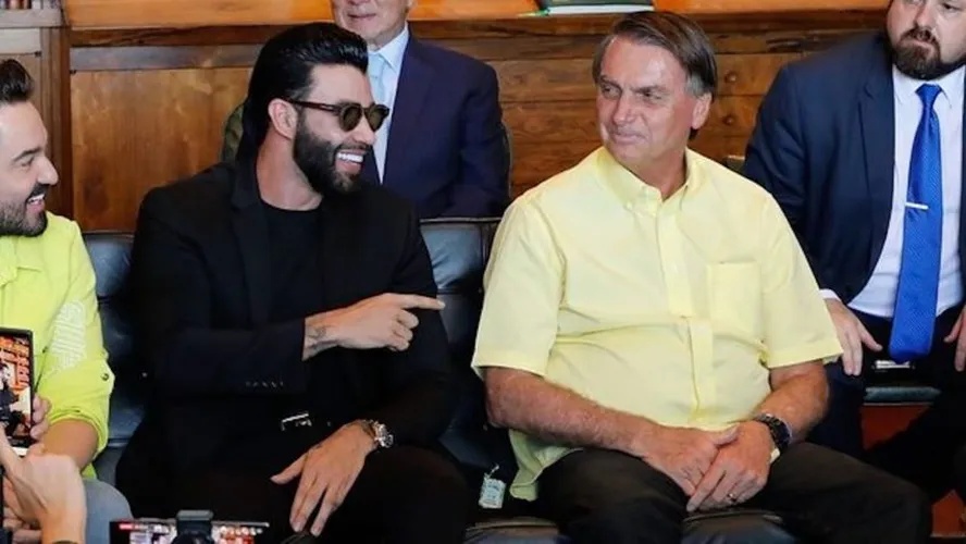 Gusttavo Lima e Jair Bolsonaro