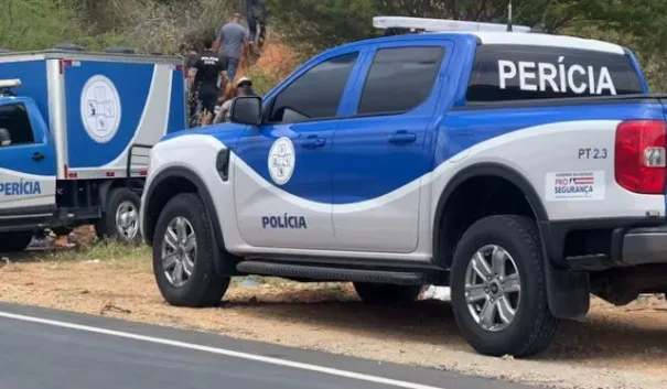 O corpo foi encontrado em área de mata