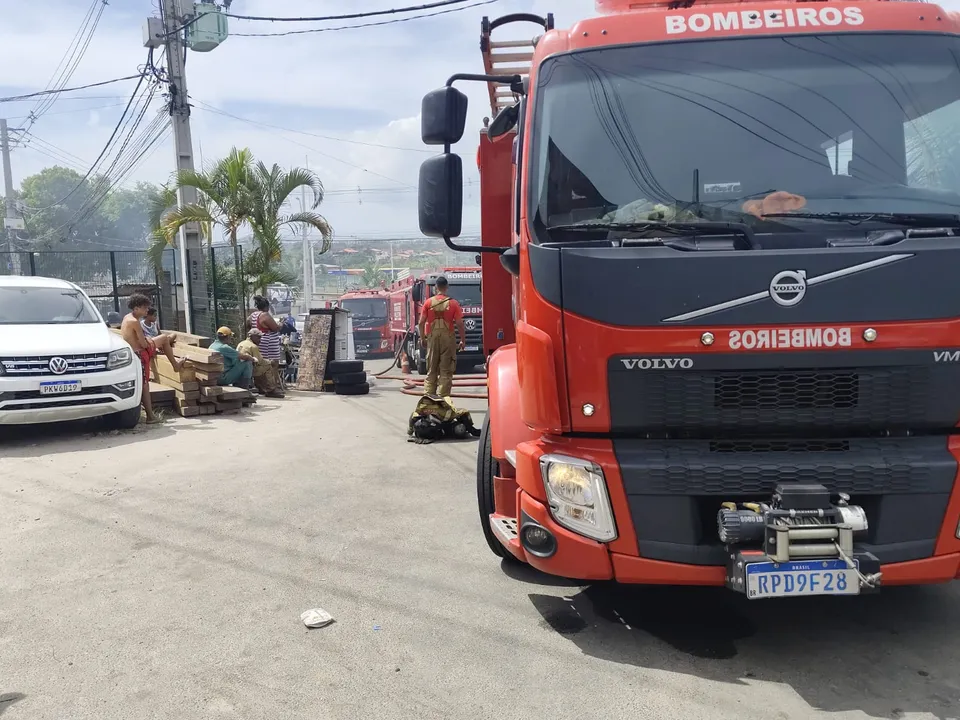 Corpo de Bombeiros prestou apoio no acidente