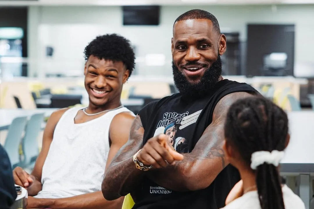 LeBron James em família
