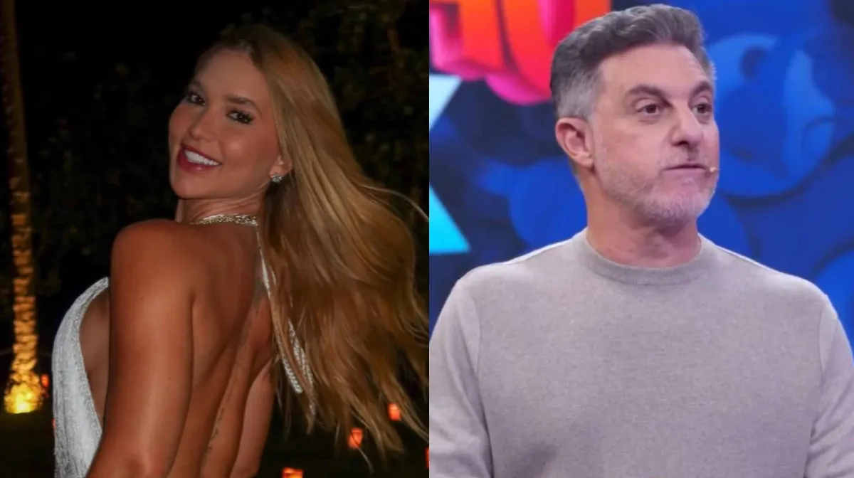 Registro mostra o apresentador ao lado da filha, Eva Huck, acompanhando a coreografia ao lado de Virginia