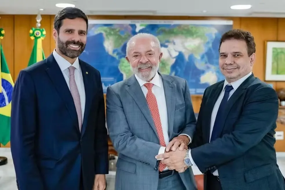 Lula e o ministro Wellington César Lima