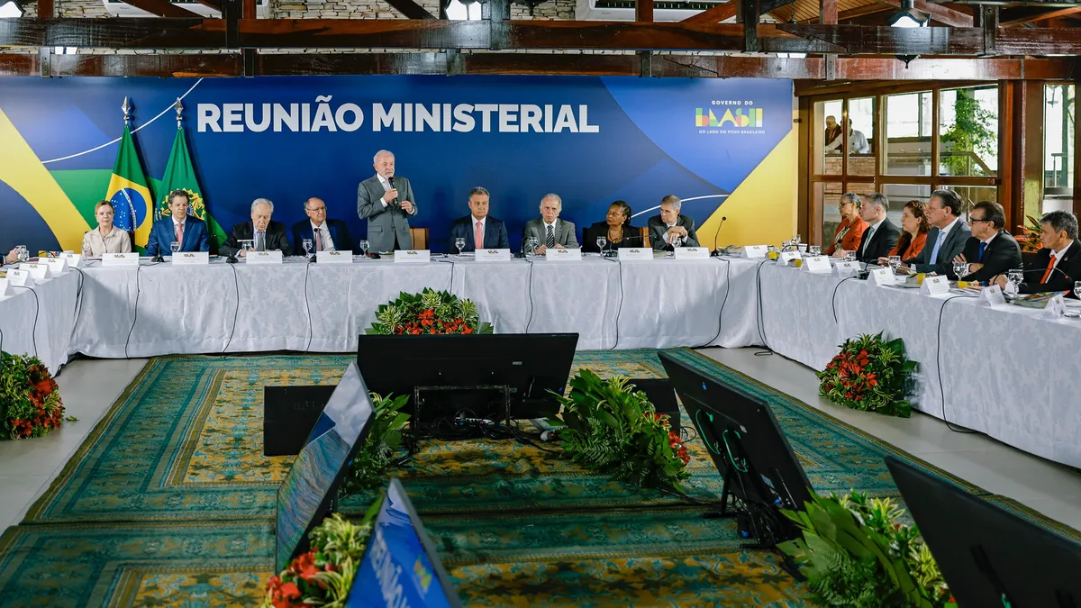 Lula comandou reunião ministerial nesta quarta-feira, 17, na Granja do Torto.