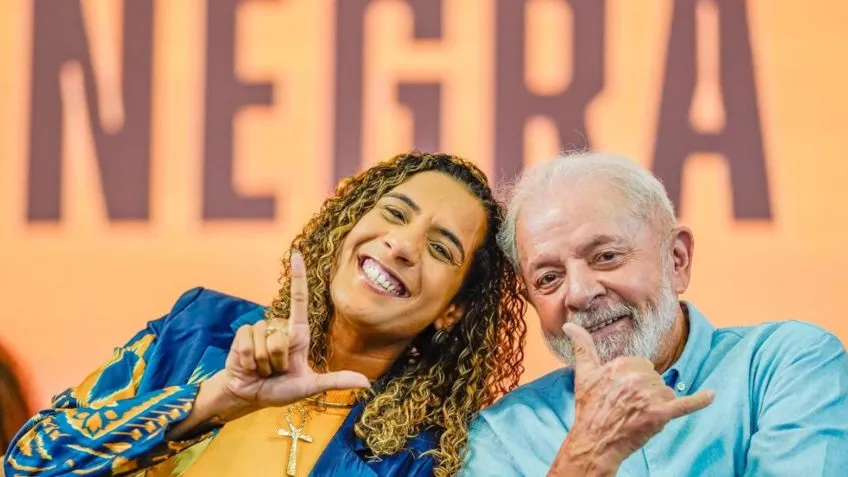 Anielle Franco e Lula