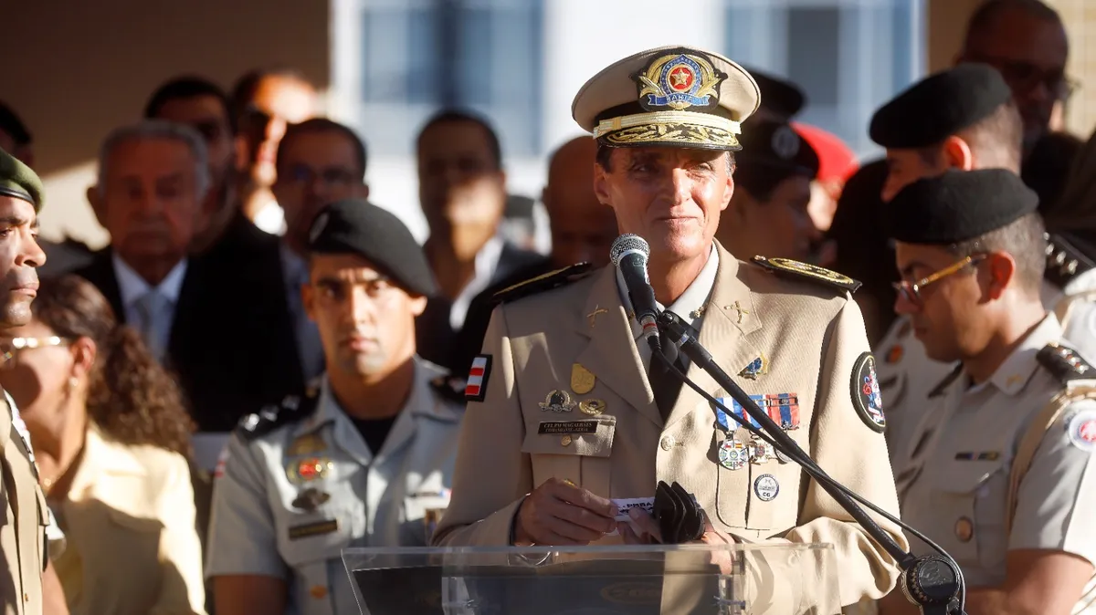 Comandante da PM-BA, coronel Antônio Carlos Magalhães