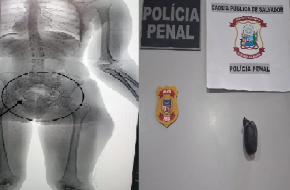 O flagrante aconteceu durante o procedimento de revista pessoal