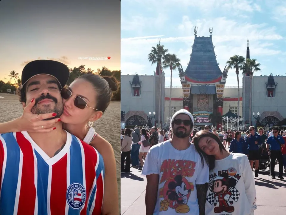 Caio Castro e namorada Vitória Bohn