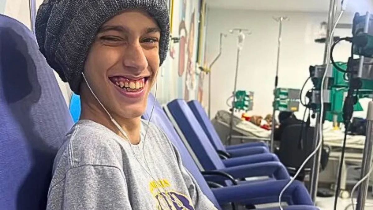 Davi Chagas, atleta de basquete que luta contra o câncer