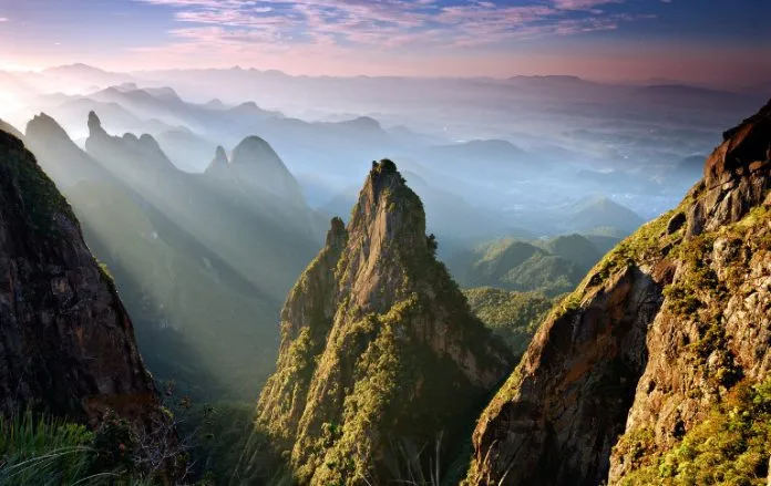 A grande diversidade é explicada pela geografia do parque