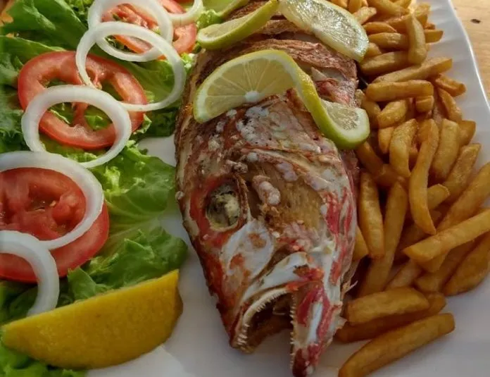 Imagem ilustrativa de uma proção de peixe