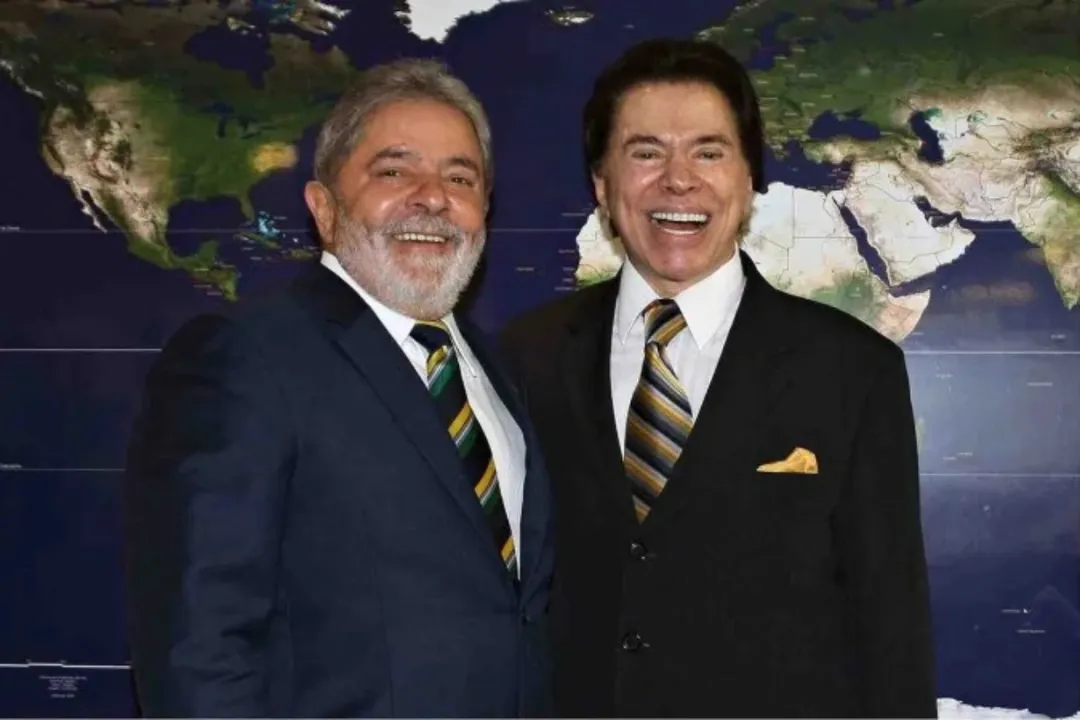 Lula e Sílvio Santos: fundador do SBT smepre teve boas relações com políticos